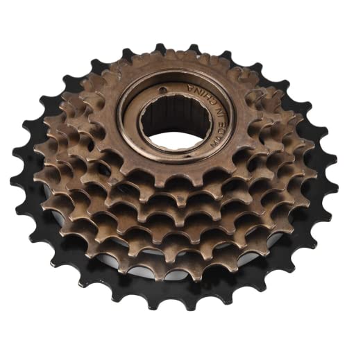 Linist Bicycle Cassette Freewheel 7 Speed Bicycle Sprocket Cycle Parts 6/7-Speed Screw On Multiple Freewheel, 14-28 Tooth - Image 3