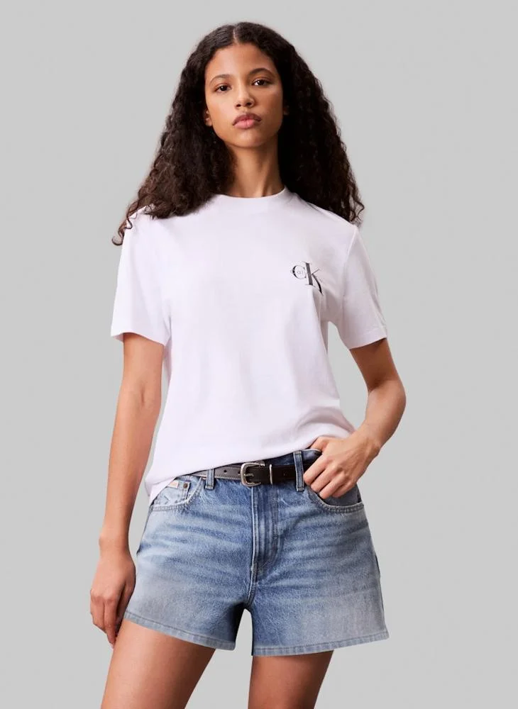 Calvin Klein Jeans 2 Pack of Logo Crew Neck T-Shirt