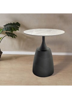 Ramsy Round End Table Multifunctional Living Room Side Table Modern Design Furniture For Home Living Rooml45Xw45Xh52.5Cm-Light Grey/Gunmetal Black - pzsku/ZDD697BC26C76AB9E7F42Z/45/_/1731934274/187d8b3a-92ca-4834-a34e-d92af74ea39a