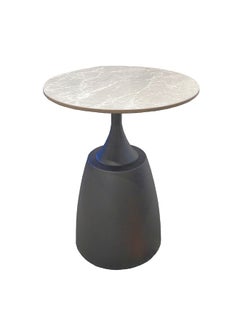 Ramsy Round End Table Multifunctional Living Room Side Table Modern Design Furniture For Home Living Rooml45Xw45Xh52.5Cm-Light Grey/Gunmetal Black - pzsku/ZDD697BC26C76AB9E7F42Z/45/_/1731934276/18e7c93a-f7ed-4059-b18e-ee534adf59e1