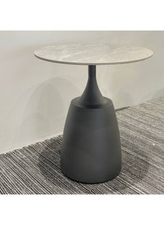 Ramsy Round End Table Multifunctional Living Room Side Table Modern Design Furniture For Home Living Rooml45Xw45Xh52.5Cm-Light Grey/Gunmetal Black - pzsku/ZDD697BC26C76AB9E7F42Z/45/_/1731934277/acba8b8a-4e56-4c93-9928-ff2d270773cd