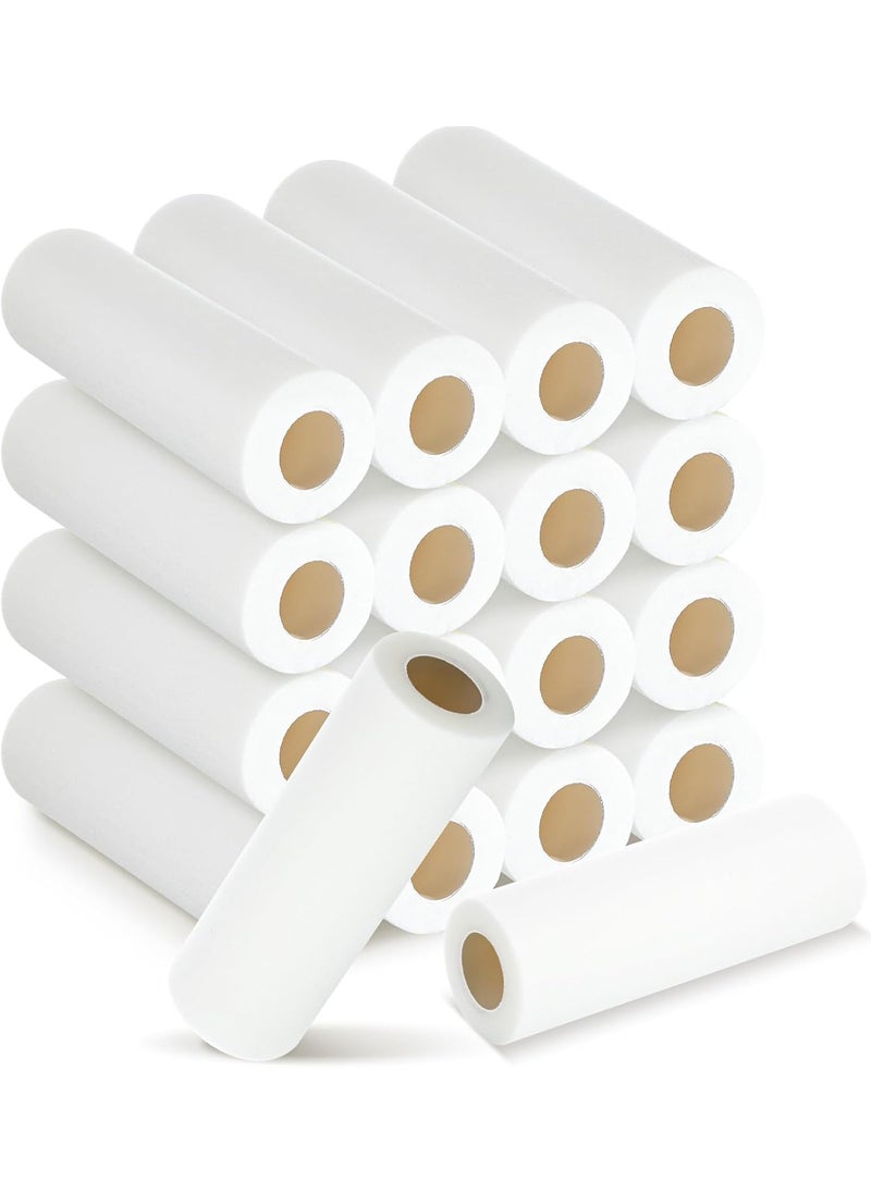 Nuenen Nuenen 18 Pcs 9 Inch Foam Paint Roller High Density Foam Paint Roller Covers Paint Roller for Painting Walls Doors Houses Cabinets Ceilings Furniture Smooth Even Finishes White  - Image 1
