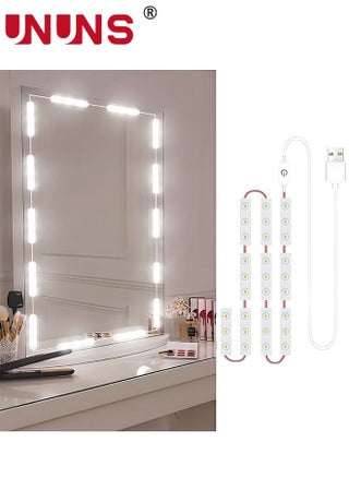 Led Vanity Lights Kit,1.5M Dimmable Touch Control Vanity Mirror Lights,Ultra Bright White LED For Makeup Vanity Table Bathroom Mirror,Mirror Not Included - pzsku/ZDD69E28D7F510E528E37Z/45/_/1687600474/41466895-3de1-4725-9144-ac8831b021bd