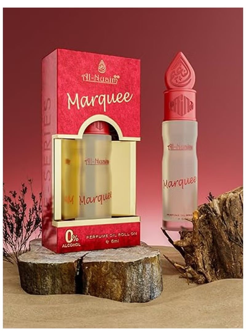 أل نواعم عطر النعيم ماركي رول أون 6 مل | زيت عطري مركز للجنسين خالٍ من الكحول | عطر زهري خشبي حلو يدوم طويلاً للرجال والنساء | حجم مناسب للجيب - Image 3