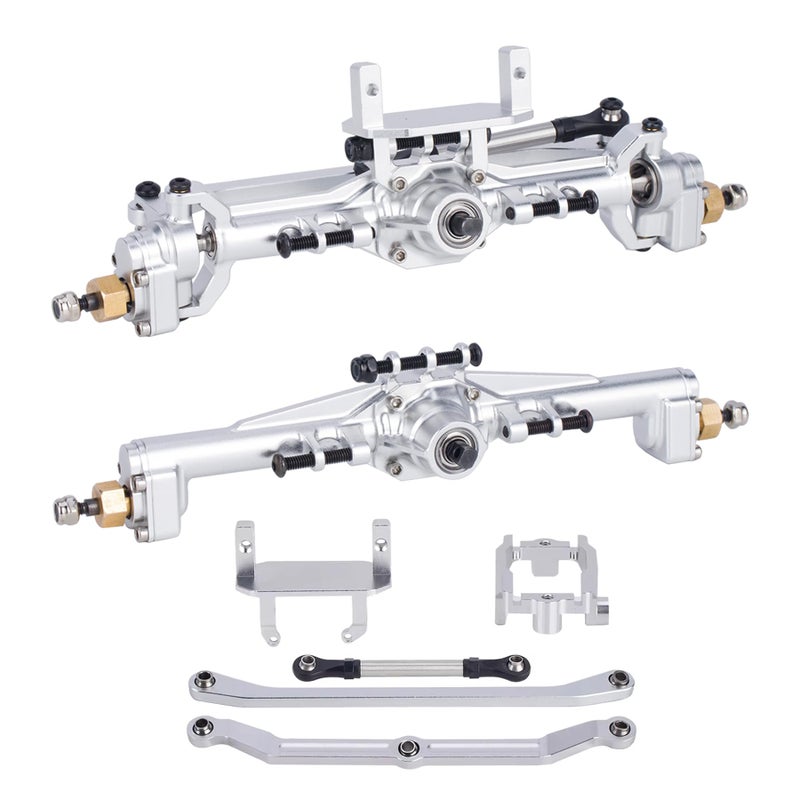 AMK Extended 20mm TRX4M Portal Axle1096g Aluminum CNC TRX4M Axle TRX4M Portal Axles with Two Servo Mount Options for 118 RC CrawlerCar TRX4M Axle Upgrade Parts - Image 3