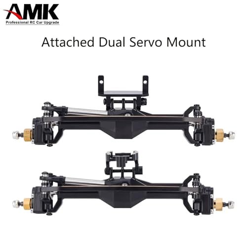 AMK Extended 20mm TRX4M Portal Axle1096g Aluminum CNC TRX4M Axle TRX4M Portal Axles with Two Servo Mount Options for 118 RC CrawlerCar TRX4M Axle Upgrade Parts - Image 5