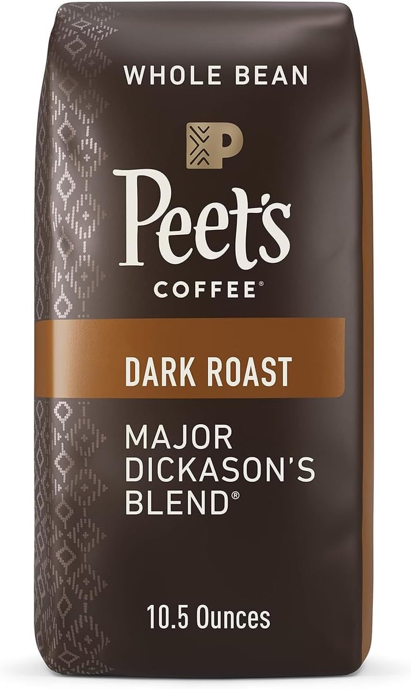 Peet's Coffee قهوة بييتس المحمصة الداكنة - مزيج مايجور ديكاسون، 10.5 أونصة - Image 1
