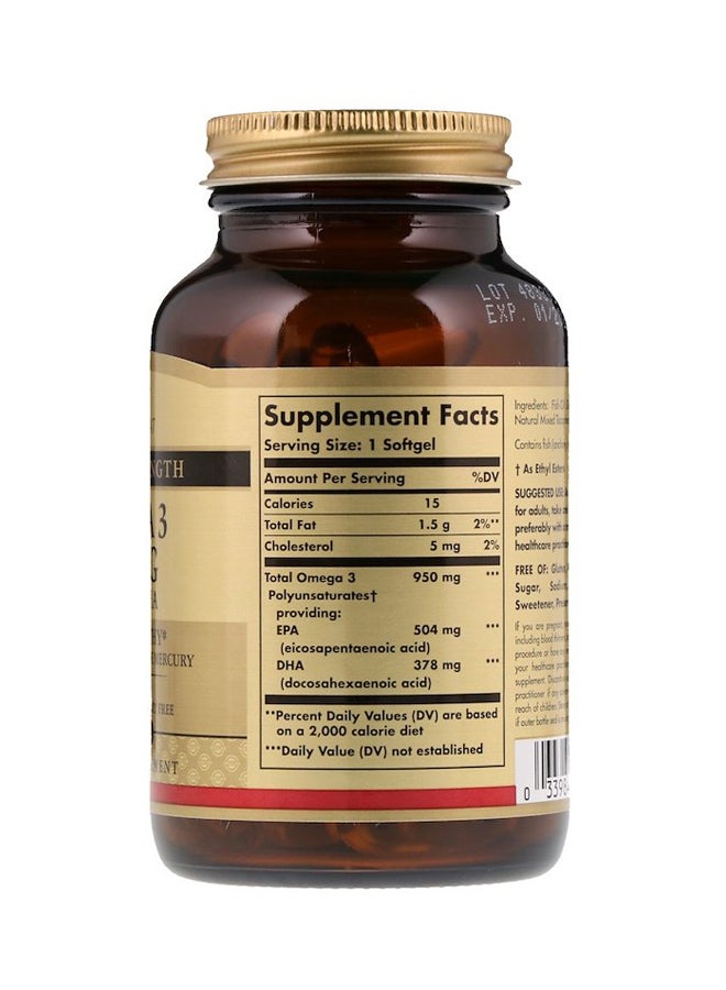 Solgar Triple Strength Omega 3 Dietary Supplement - Image 2
