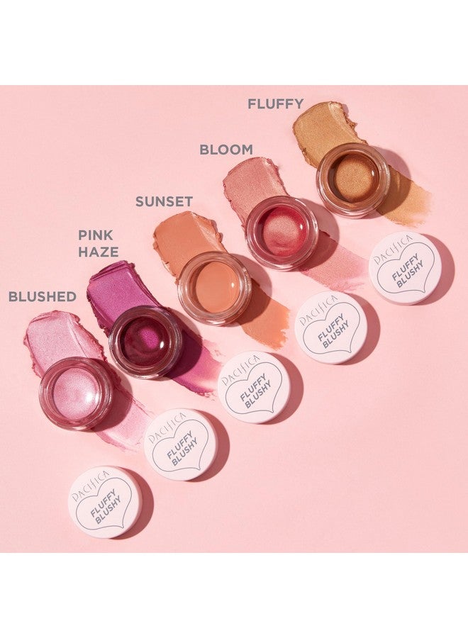 Pacifica Cream Blush - Fluffy Blushy Whipped Blendable Blush for Lip + Cheek, Pink 2-in-1 Hydrating Blusher with Vegan Collagen, Lightweight & Buildable, Vegan & Cruelty-Free, 1 fl oz (Shade Bloom) - Image 4