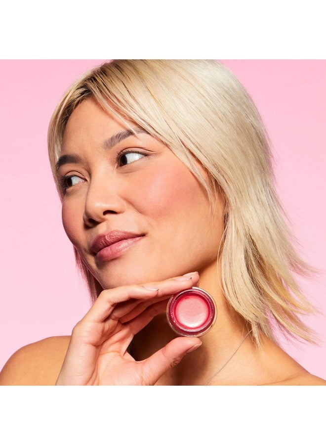 Pacifica Cream Blush - Fluffy Blushy Whipped Blendable Blush for Lip + Cheek, Pink 2-in-1 Hydrating Blusher with Vegan Collagen, Lightweight & Buildable, Vegan & Cruelty-Free, 1 fl oz (Shade Bloom) - Image 2