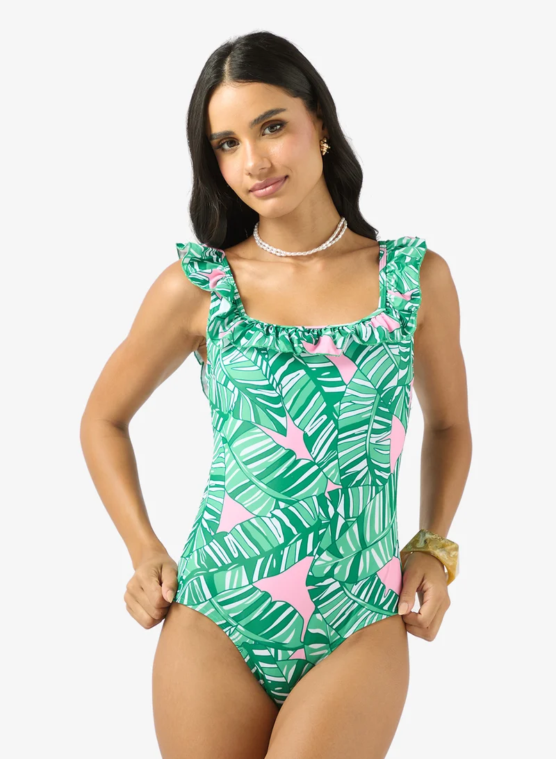 ELLA Floral Print Swimsuit