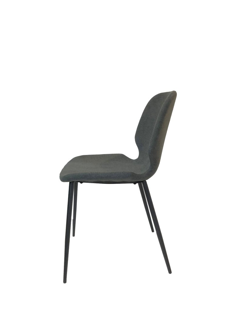 JILPHAR FURNITURE Dining chair Grey Fabric JP1106a  - Image 2
