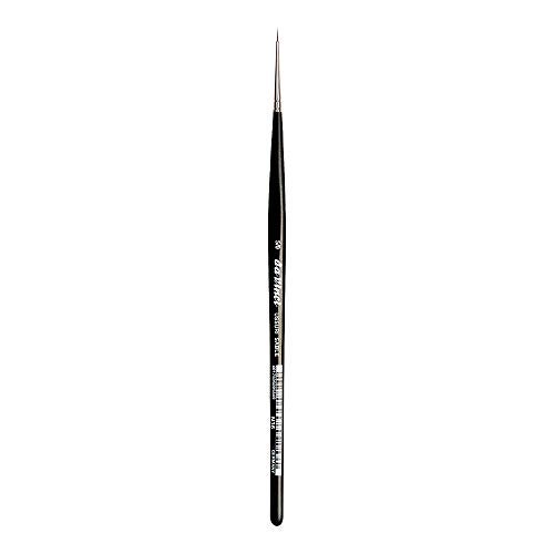 da Vinci Watercolor Series 36 Paint Brush, Round Russian Red Sable with Black Handle, Size 5/0 - Image 1