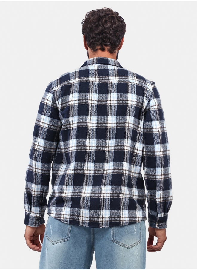RAVIN Full Buttoned Plaids Heavy Winter Shirt  - Image 3