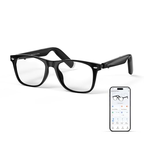 GetD AI Glasses for Men & Women, Smart Glasses Powered by ChatGPT, AI Real-time Translation with 145 languages, 11H Music Play, Bluetooth Glasses with Anti-Blue Light Lens for Daily Use, Travel - Image 1