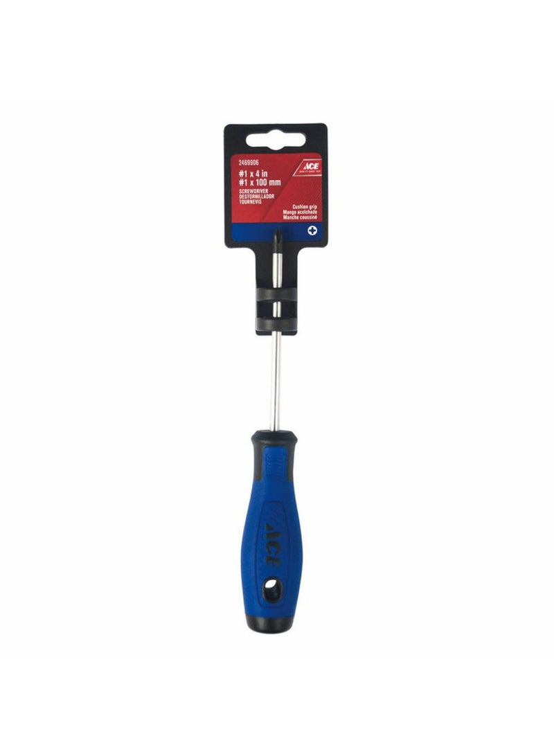ACE Cushion Grip Screwdriver No. 1 X 100 Mm
