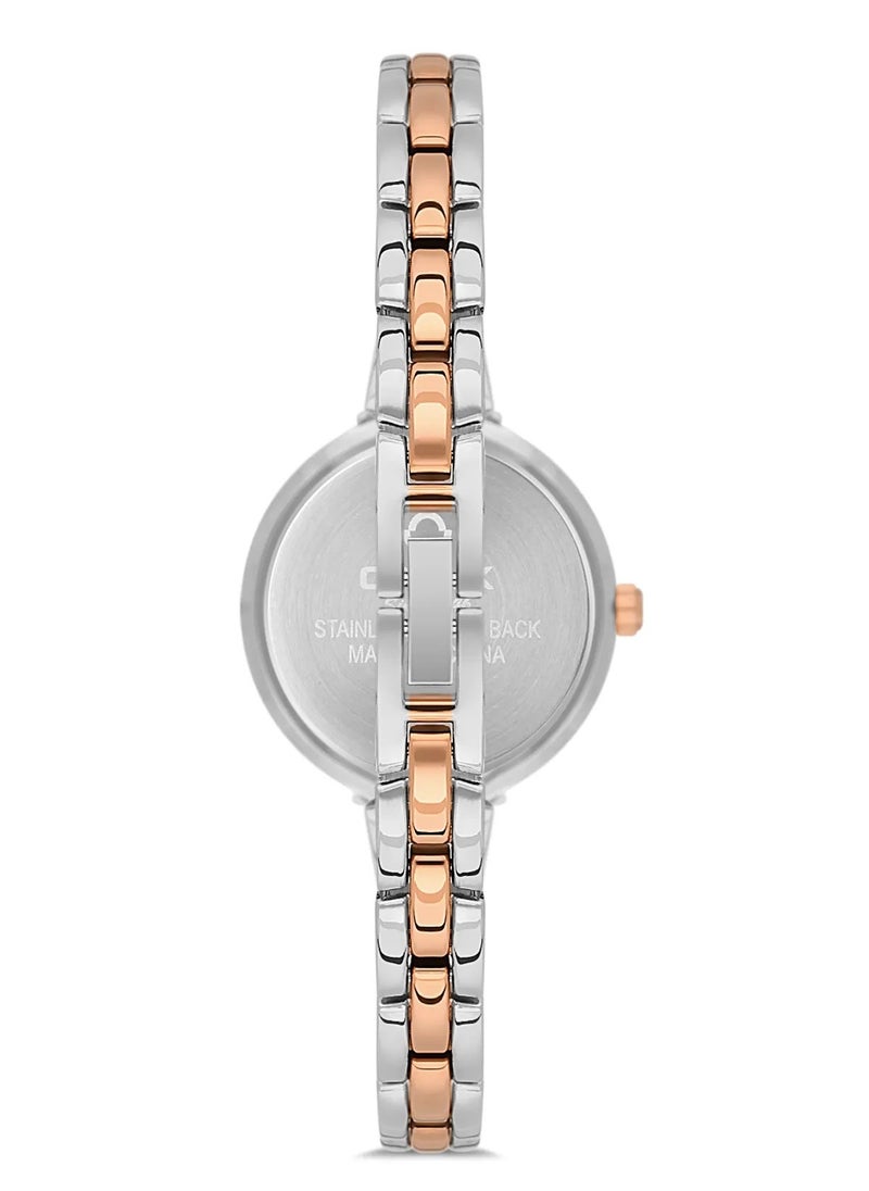 OMAX - Omax Women's Casual Luxury Wrist Watch, Watches for Women, Stainless Watches, Steel Silver Band, Black Analog Dial, Waterproof Watch, 1 Year Warranty - Image 1