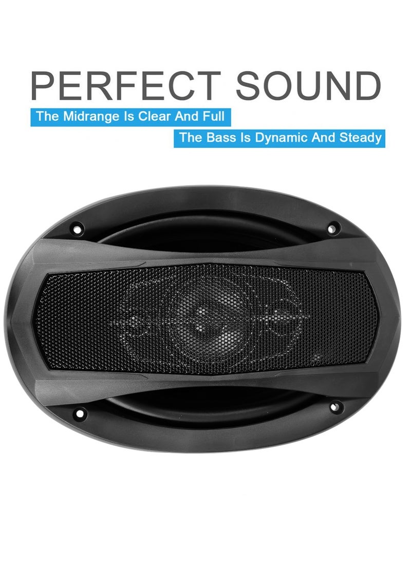 Generic 800W 3-Way Car Speaker Max Power, 6x9" Woofer, 40mm Midrange Dome, 15mm Super Tweeter, 4 Ohms Impedance  - Image 3