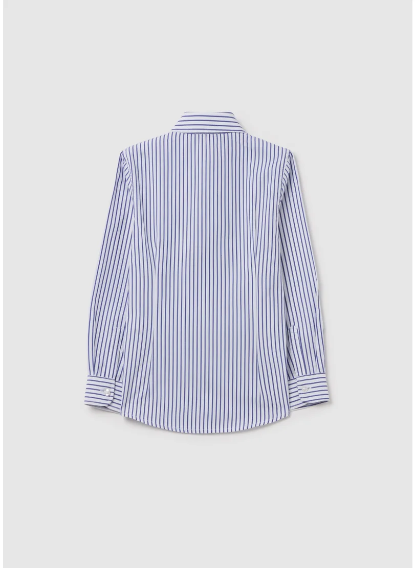 Ovs Striped Cotton Shirt