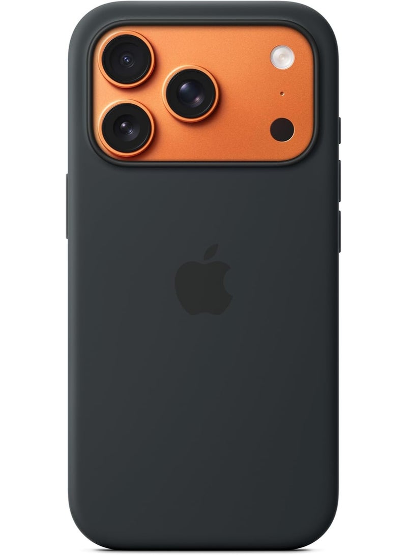 روفی جراب ROFEE سيليكون لجهاز iPhone 17 Pro مع MagSafe - أسود - Image 1