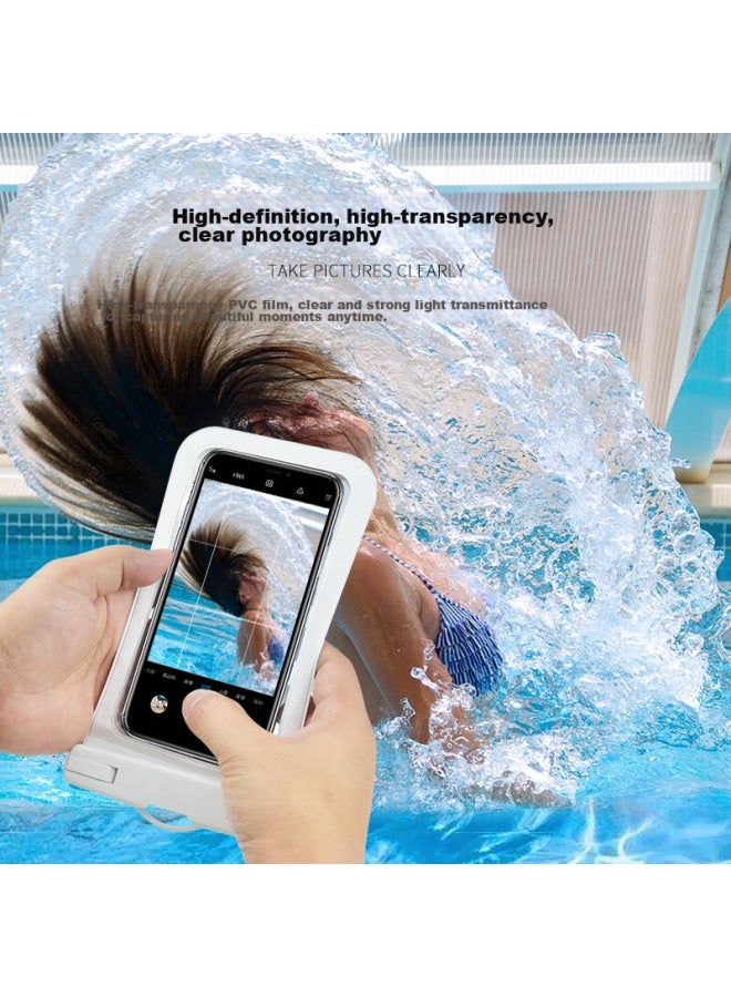 Wellhouse Waterproof Phone Pouch, Diving Case, Swimming Touchscreen Waterproof Bag, Water Photography, Hot Spring Fishing, Standard Model, White - Image 5