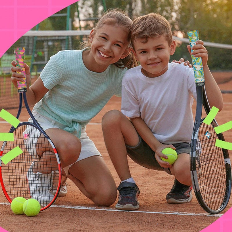 Racket Pets Kids Tennis Racket Dampener & Matching Overgrip Tape, Performance Shock Absorbing Dampener for Tennis Racket - Image 4
