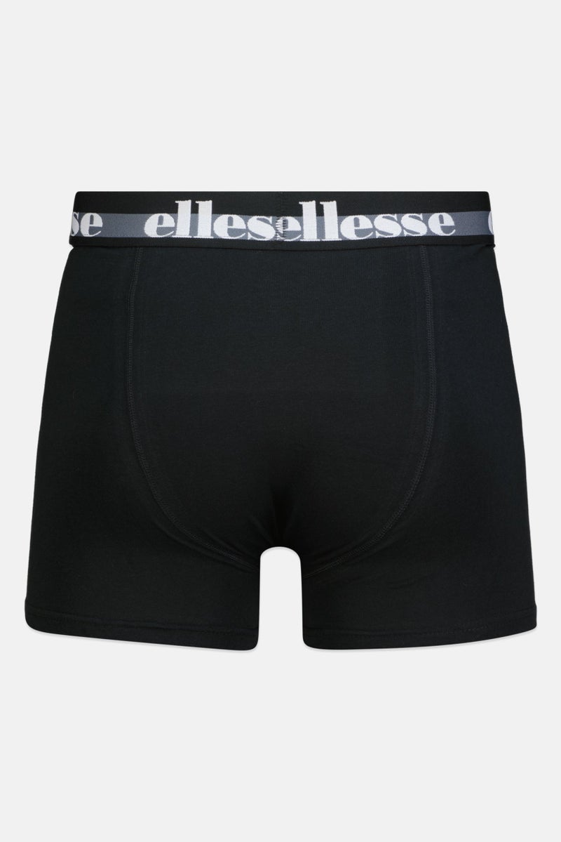 Ellesse Men 3 Pack Brand Logo Trunks, Multicolor  - Image 3
