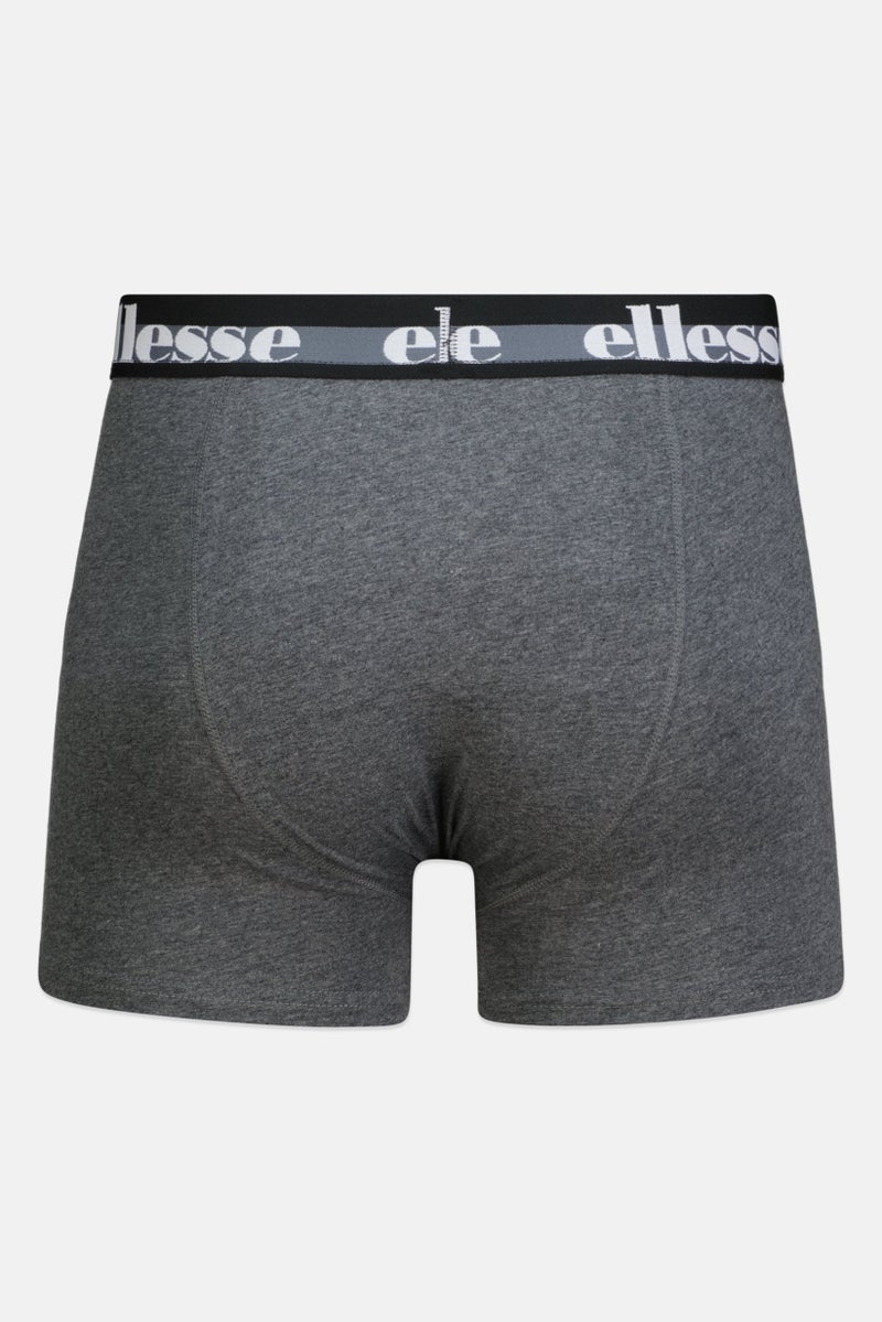 Ellesse Men 3 Pack Brand Logo Trunks, Multicolor  - Image 4