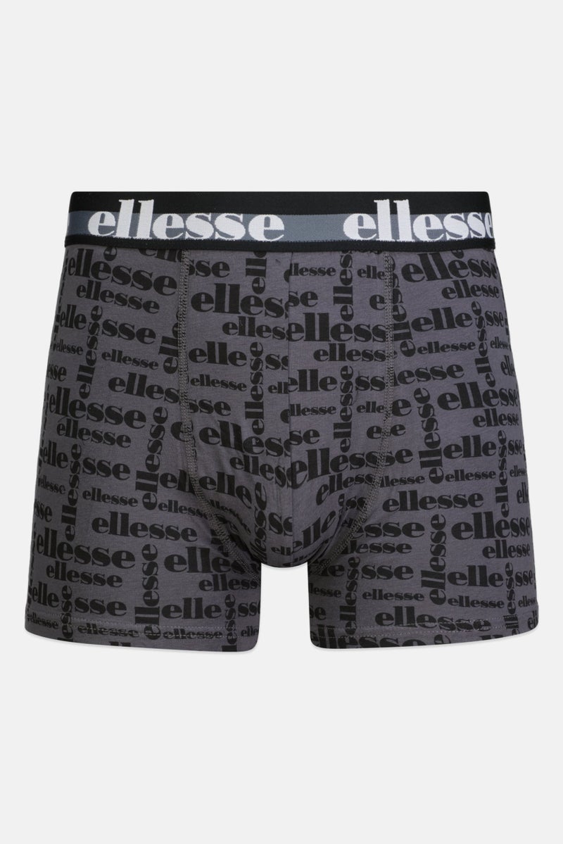 Ellesse Men 3 Pack Brand Logo Trunks, Multicolor  - Image 5