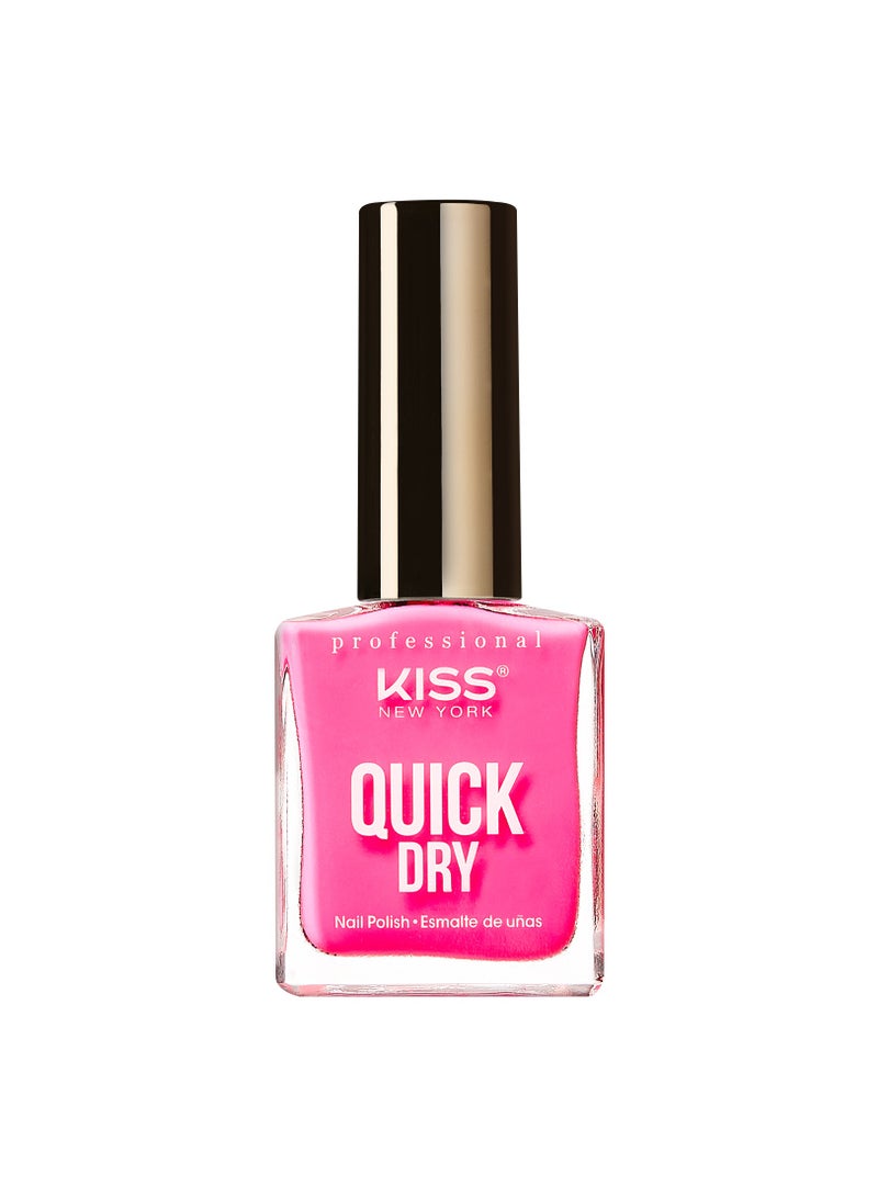 Kiss Quick Dry Nail Polish Hot Like Me QP10 - Image 1