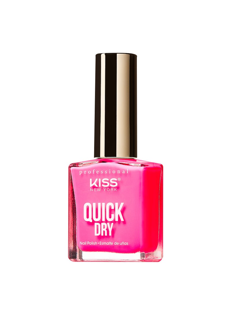Kiss Quick Dry Nail Polish Hot Like Me QP10 - Image 2