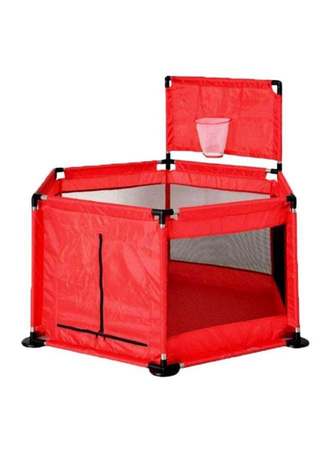 Cool Baby Ball Pit Fence Tent With Basketball Hoop WL01RDTAM, Age 1+ Years 126x109x107cm - Image 1