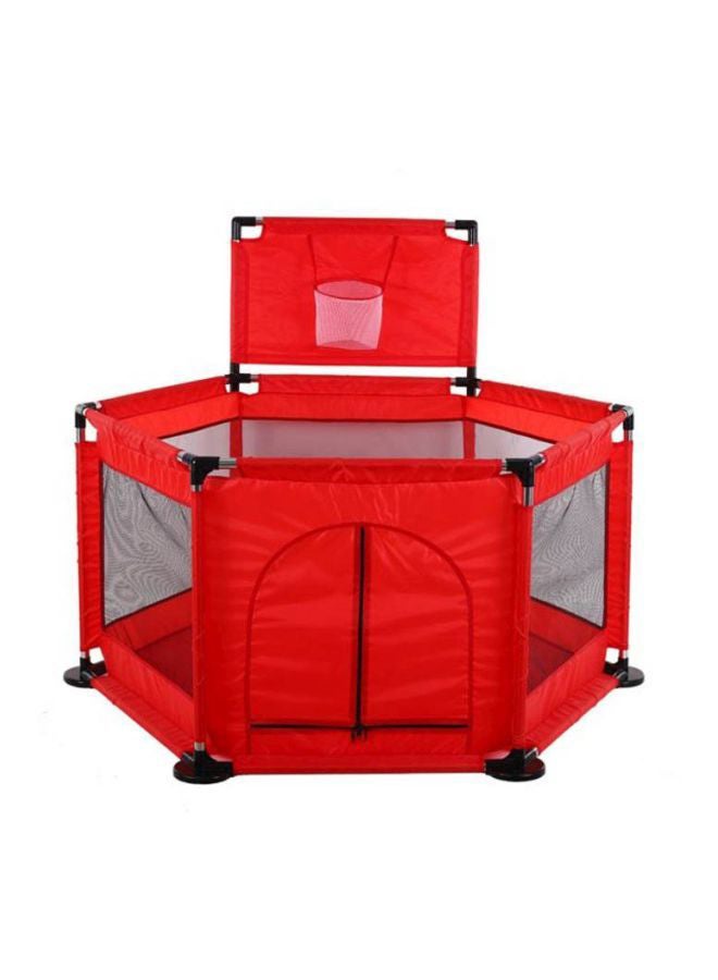 Cool Baby Ball Pit Fence Tent With Basketball Hoop WL01RDTAM, Age 1+ Years 126x109x107cm - Image 3