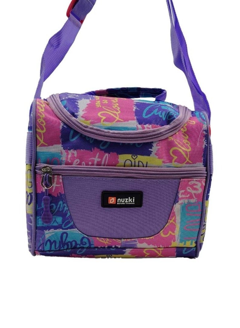 Nuzki Kids Insulated Lunch bag,Cooler Bag Travel Lunch Tote Bags With Adjustable Strap For School Children Student. - Image 3