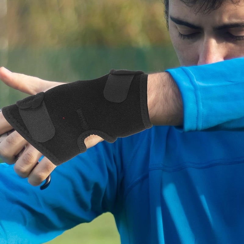 Breathable Portable Wrist Brace with Dual Strap Compression for Left Hand Carpal Tunnel Support Sports Wrist Guard for Women - Image 5