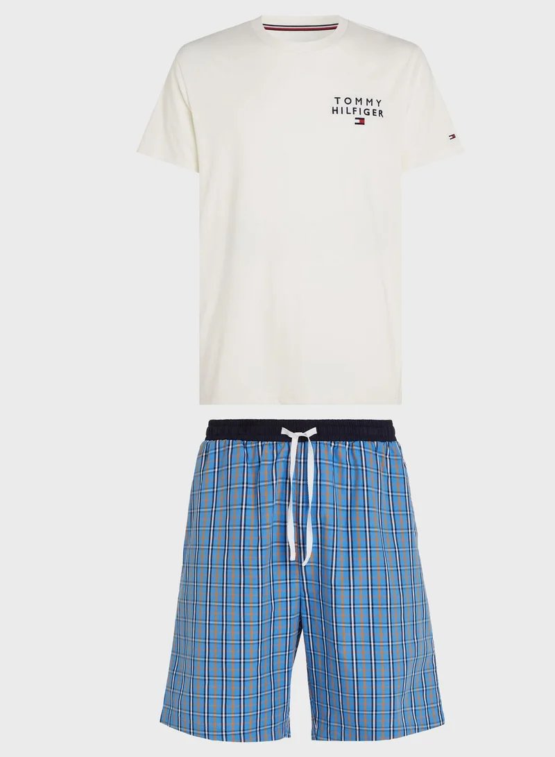 TOMMY HILFIGER Logo Pyjama Set