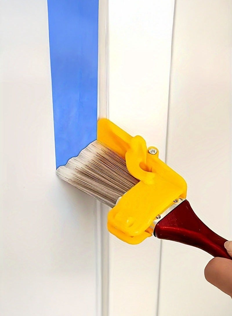 Paint Trimming Color Separator Interior Detai Wall Roof Paint Brush, Angle Closing Edge Imitation Wool Roller Brush Tool  - Image 1