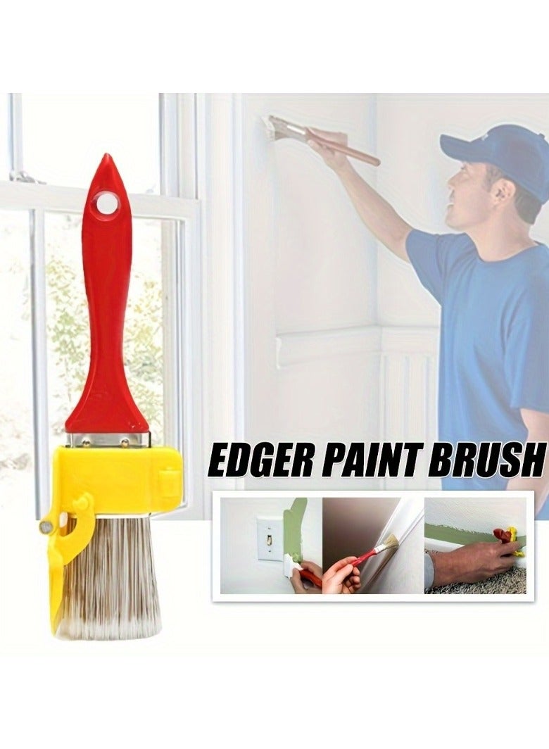 Paint Trimming Color Separator Interior Detai Wall Roof Paint Brush, Angle Closing Edge Imitation Wool Roller Brush Tool  - Image 2