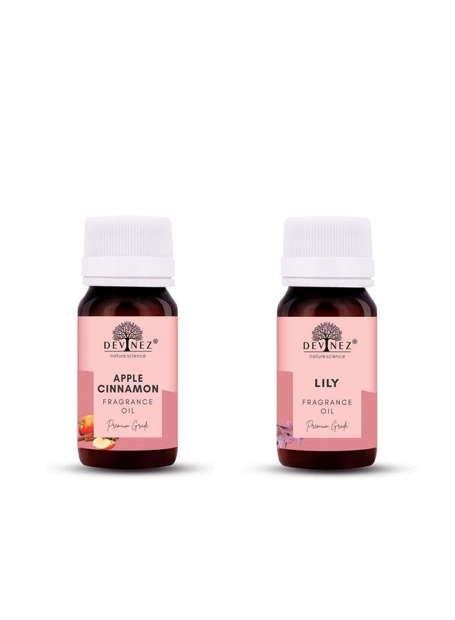 Devinez Apple Cinnimon Lilly Aroma Oil For Diffuser/ Ultrasonic Aroma Diffuser/ Tealight Diffuser/ Reed Diffuser 15Ml Each - Image 1