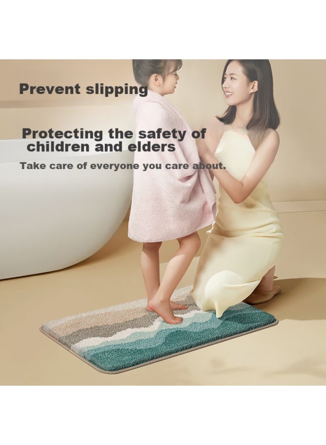 Dajiang Bathroom Mat, Entrance Doormat, Absorbent Floor Mat, Non-slip Mat For Bathroom, 40x60cm - Image 5