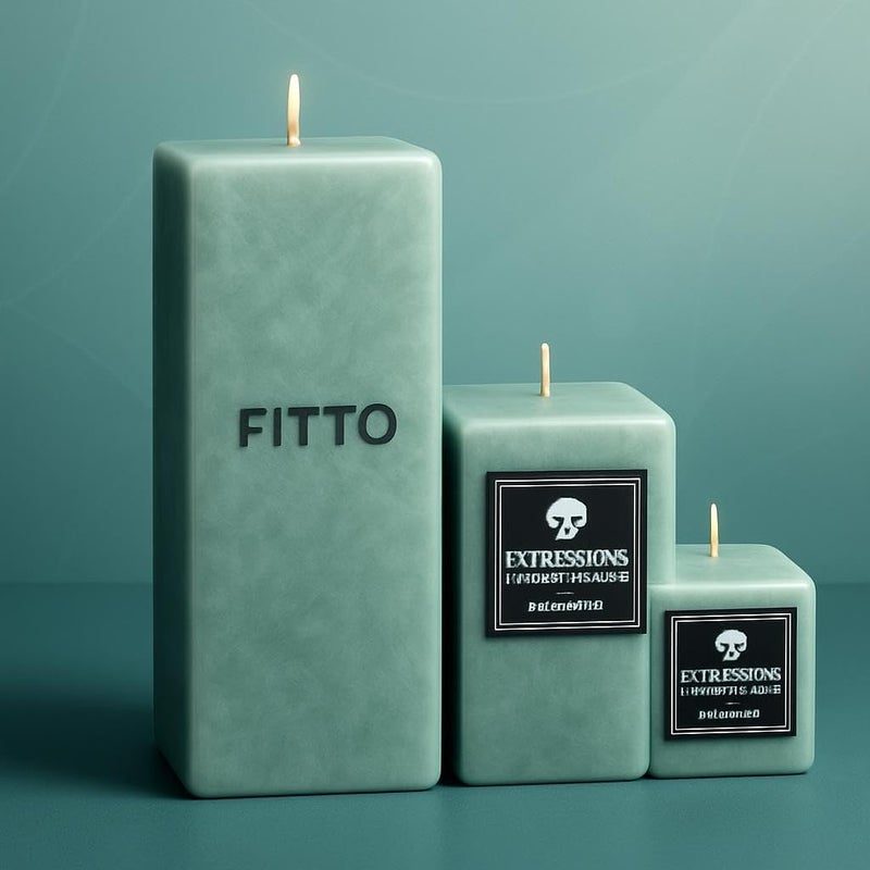 Fitto Scented Assorted Square Candles – 3pcs Home Decor Aromatherapy Candles for Relaxation, Office, Bedroom - Image 3