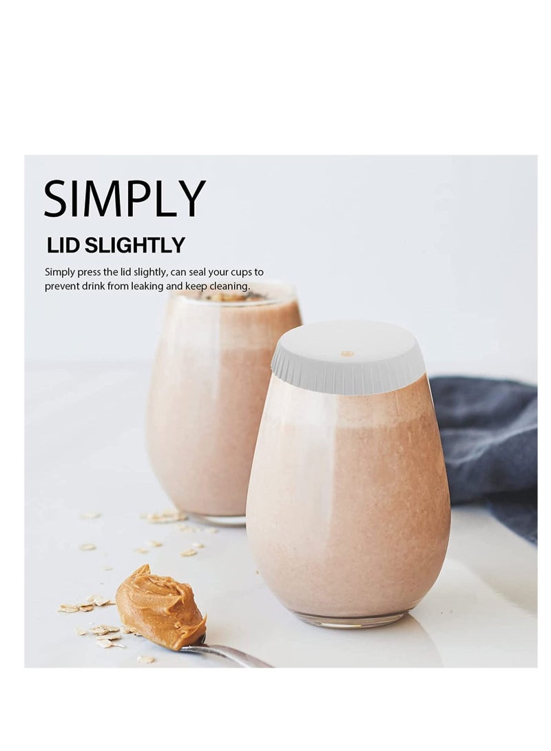 SYOSI Disposable Paper Cup Lids with Straw Hole Vent Hole, Universal Cup Cover Accessories with 7mm Straw Hole, Recycled Paper Drinking Cup Lids Covers Perfect for Hotel Coffee Bar, 100pcs 7.5 * 7.5cm - Image 5