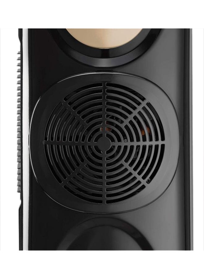 BLACK+DECKER Oil Radiator Heater With Fan Forced And 3 Heat Setting 13 Fin 2500 W OR013FD-B9 Black - Image 4