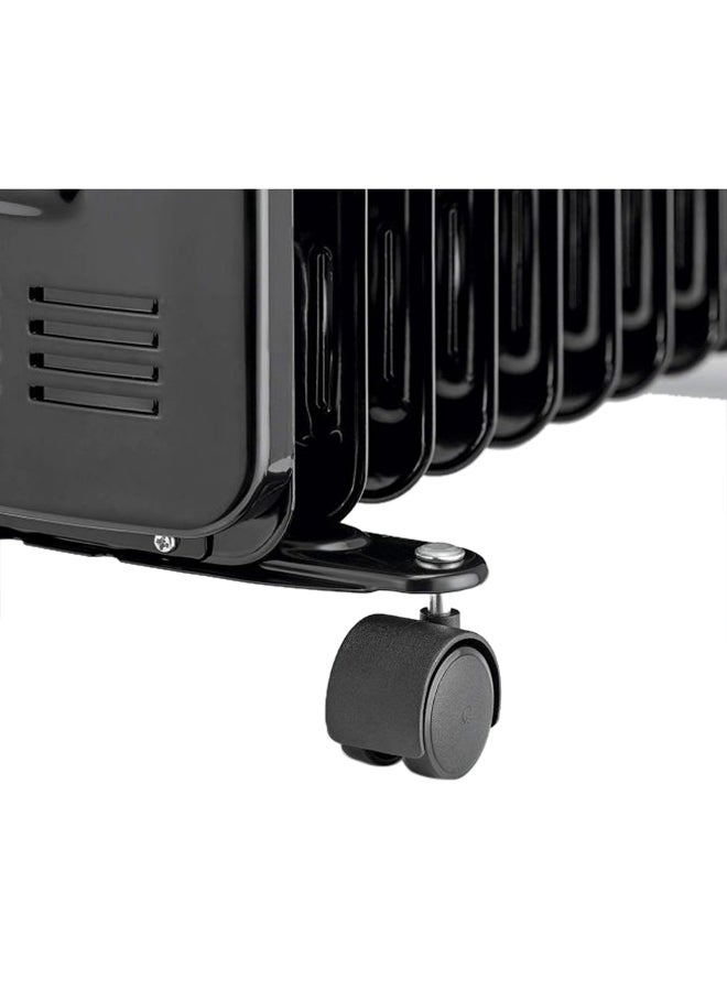 BLACK+DECKER Oil Radiator Heater With Fan Forced And 3 Heat Setting 13 Fin 2500 W OR013FD-B9 Black - Image 3