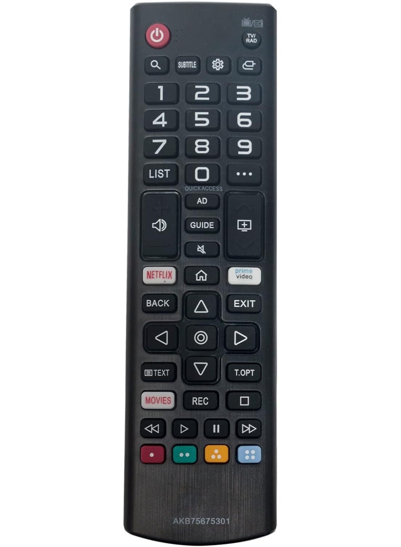 New Replacement Remote Control, Remote Control Fit, Universal Remote Control Compatible with LG LED HDR TV 75UM7110PLB 49UM7400PLB 75UM7000PLA 70UM7100PLA - Image 1