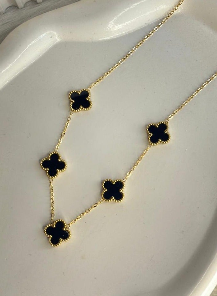 Maya accessories ( necklace ) stainless steel (BLACK) 
