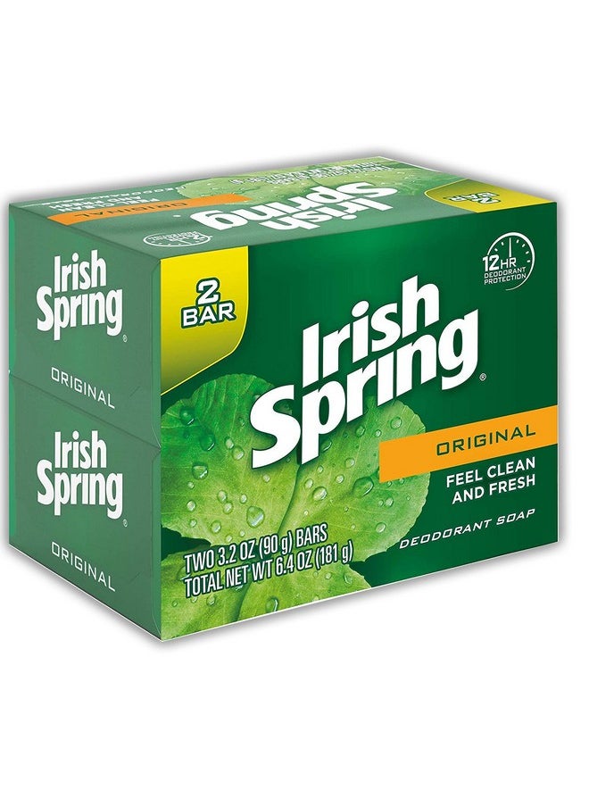 Irish Spring Original Scent Bar Soap 3.2 Oz. Pack Of 2  - Image 2