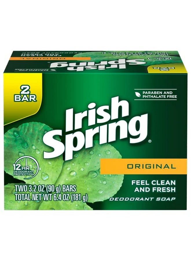 Irish Spring Original Scent Bar Soap 3.2 Oz. Pack Of 2  - Image 3