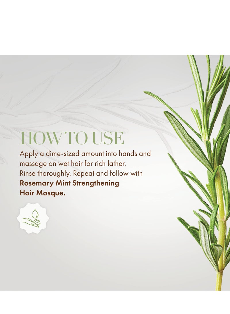 EELHOE Rosemary Mint Strengthening Shampoo Infused with Biotin, Cleanses and Helps Strengthen Weak and Brittle Hair - Image 4
