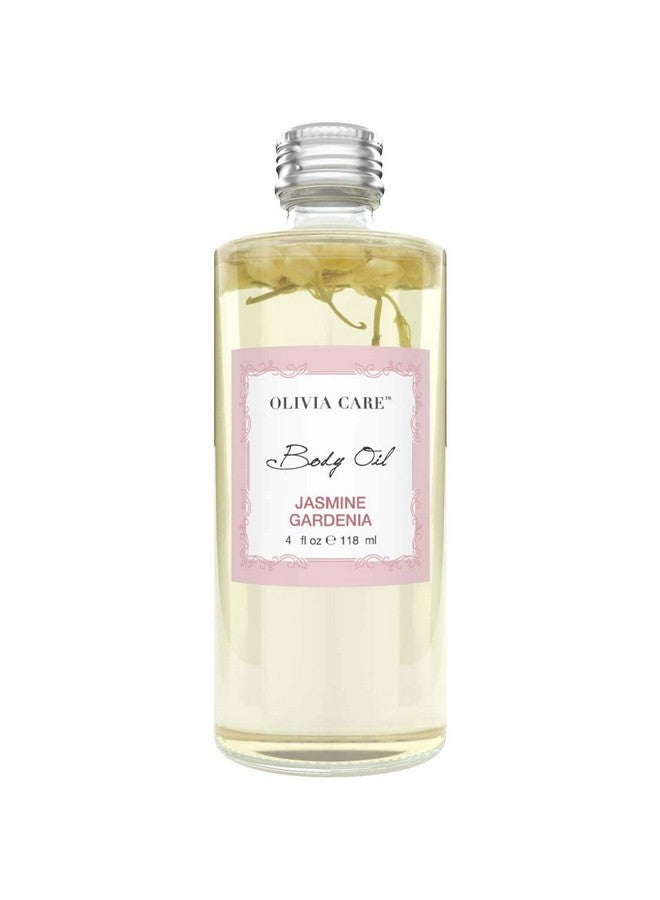 Olivia Care زيت الجسم من ياسمين جاردينيا نباتي وطبيعي للنساء؛ زيت مرطب ومغذي بعد الاستحمام مع فيتامين E وK وأحماض أوميغا الدهنية يقلل من جفاف البشرة وخصائص مضادة للشيخوخة - Image 2